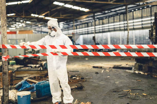 Professional Odor Removal technician working in Mather, CA